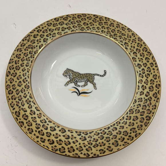 Lynn Chase JAGUAR JUNGLE Soup Bowl SKU 1497 - Picture 6 of 6